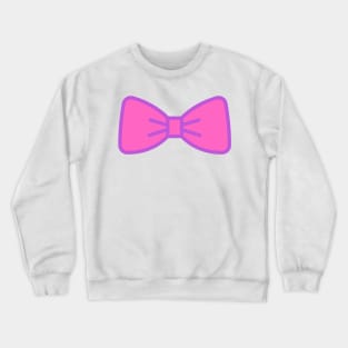 pink and purple bowtie Crewneck Sweatshirt